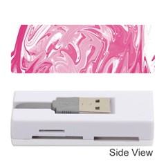 Pink Marble Painting Texture Pattern Memory Card Reader (stick)