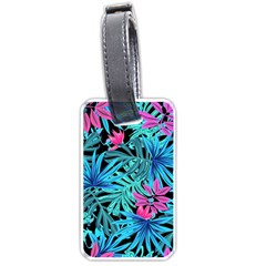 Leaves Picture Tropical Plant Luggage Tags (one Side)  by Sapixe