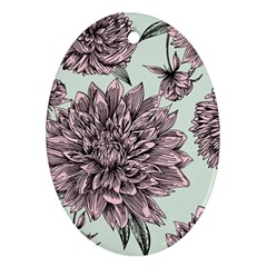 Flowers Flower Rosa Spring Oval Ornament (two Sides) by Sapixe