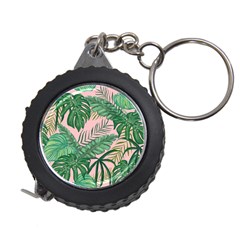 Tropical Greens Leaves Design Measuring Tape by Sapixe