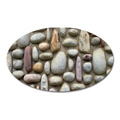 The Stones Facade Wall Building Oval Magnet