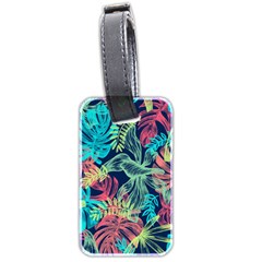 Leaves Tropical Picture Plant Luggage Tags (two Sides)