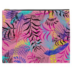 Illustration Reason Leaves Design Cosmetic Bag (xxxl)