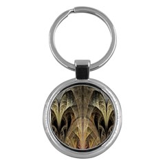 Fractal Art Graphic Design Image Key Chains (round) 