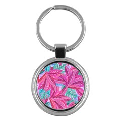 Leaves Tropical Reason Stamping Key Chains (round)  by Sapixe