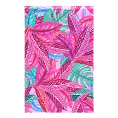 Leaves Tropical Reason Stamping Shower Curtain 48  X 72  (small) 