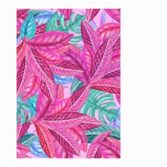Leaves Tropical Reason Stamping Small Garden Flag (two Sides)