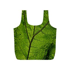 Butterbur Leaf Plant Veins Pattern Full Print Recycle Bag (s)