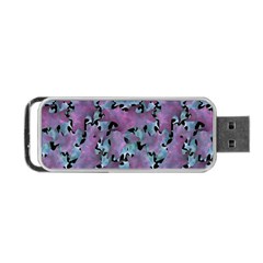 Modern Abstract Texture Pattern Portable Usb Flash (one Side) by dflcprints