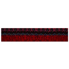 Crush Red Lace Two Patterns  Small Flano Scarf by flipstylezfashionsLLC