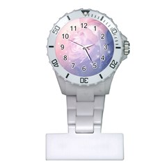 Wonderful Roses In Soft Colors Plastic Nurses Watch by FantasyWorld7