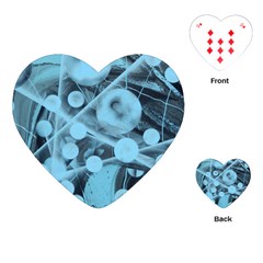 Atomic Blue Playing Cards (heart) by WILLBIRDWELL