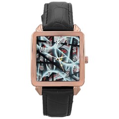 Oversight Rose Gold Leather Watch  by WILLBIRDWELL