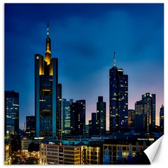 Frankfurt Germany Panorama City Canvas 16  x 16 