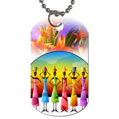 African American Women Dog Tag (one Side) by AlteredStates