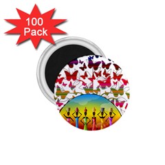 African Americn Art African American Women 1 75  Magnets (100 Pack)  by AlteredStates