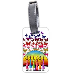 African Americn Art African American Women Luggage Tags (one Side)  by AlteredStates