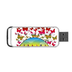 African Americn Art African American Women Portable Usb Flash (two Sides) by AlteredStates