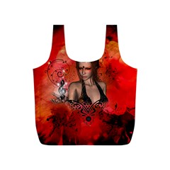 The Fairy Of Music Full Print Recycle Bag (s) by FantasyWorld7