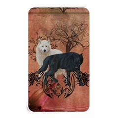 Awesome Black And White Wolf Memory Card Reader (rectangular) by FantasyWorld7