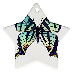 A Colorful Butterfly Ornament (Star)