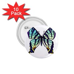 A Colorful Butterfly 1.75  Buttons (10 pack)