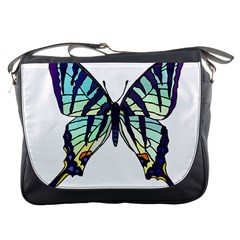 A Colorful Butterfly Messenger Bag