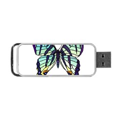 A Colorful Butterfly Portable USB Flash (One Side)