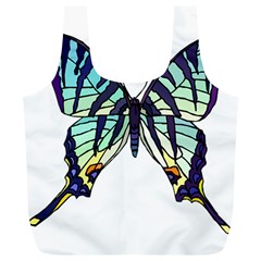 A Colorful Butterfly Full Print Recycle Bag (XL)