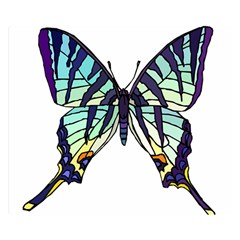 A Colorful Butterfly Double Sided Flano Blanket (Small) 