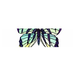 A Colorful Butterfly Satin Scarf (Oblong)