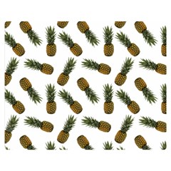 Pinapples Double Sided Flano Blanket (medium) 