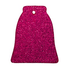 Hot Pink Glitter Ornament (bell)