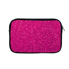 Hot Pink Glitter Apple Macbook Pro 13  Zipper Case by snowwhitegirl