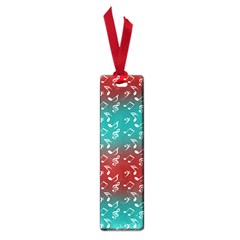 Red Teal Music Small Book Marks