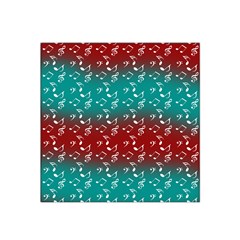 Red Teal Music Satin Bandana Scarf