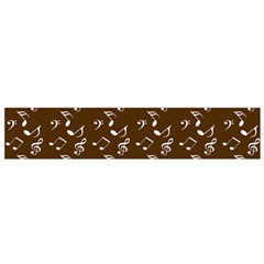 Brown Music Small Flano Scarf by snowwhitegirl