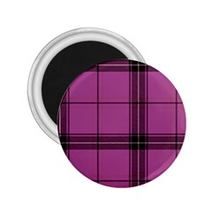 Violet Plaid 2 25  Magnets