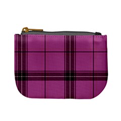 Violet Plaid Mini Coin Purse by snowwhitegirl