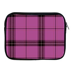 Violet Plaid Apple Ipad 2/3/4 Zipper Cases by snowwhitegirl