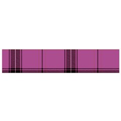 Violet Plaid Small Flano Scarf