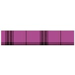 Violet Plaid Small Flano Scarf Front