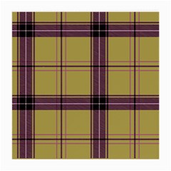 Beige Purple Plaid Medium Glasses Cloth by snowwhitegirl