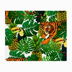 Tropical Pelican Tiger Jungle Small Glasses Cloth by snowwhitegirl