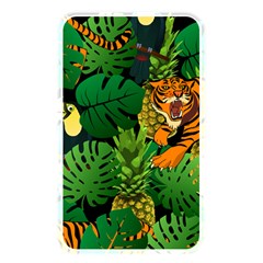 Tropical Pelican Tiger Jungle Black Memory Card Reader (rectangular) by snowwhitegirl