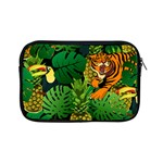 Tropical Pelican Tiger Jungle Black Apple iPad Mini Zipper Cases Front