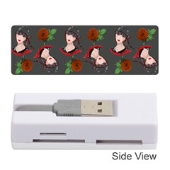 Vintage Flapper Woman Memory Card Reader (Stick)