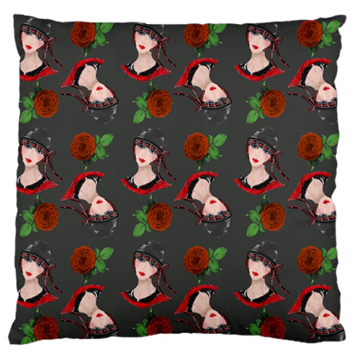 Vintage Flapper Woman Standard Flano Cushion Case (One Side)