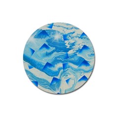 Space Fracture Magnet 3  (round) by WILLBIRDWELL