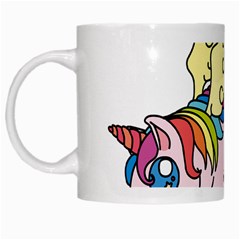 Unicorn Arociris Raimbow Magic White Mugs